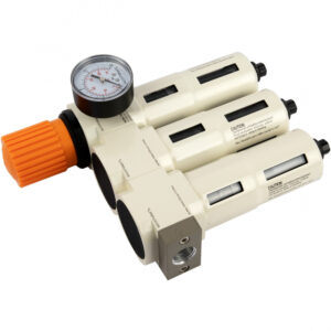 WDK-70740FA Блок подготовки воздуха 1/2", 16 бар, трехступенчатый с влагоотделителем 25-5-0.3 мк, автоматический сброс